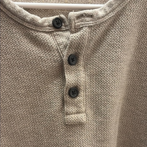 Mutual Weave Men's Beige Sweater - Picture 3 of 4